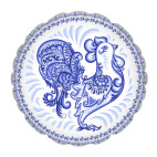 Петух в стиле Гжель