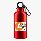 Металлическая бутылка 400 мл UV-DTF