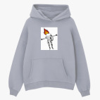 Толстовка худи оверсайз