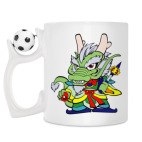 Кружка с футбольным мячиком