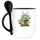 Кружка с ложкой