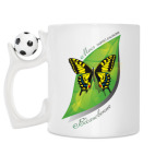 Кружка с футбольным мячиком