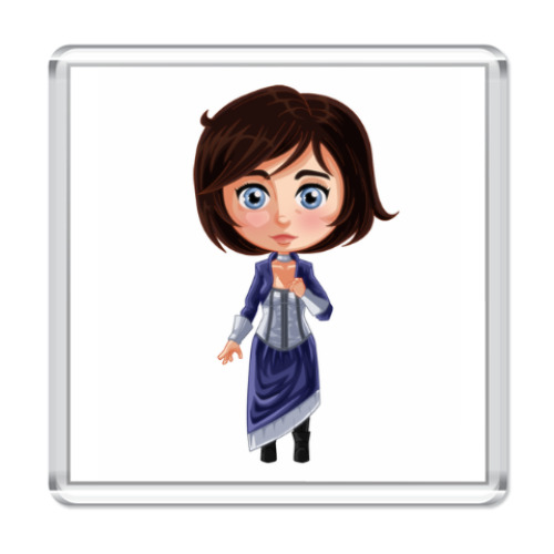 Магнит с принтом Элизабет из Bioshock Infinite