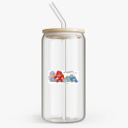 Банка с бамбуковой крышкой