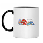 Кружка двухцветная