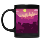 Кружка цветная UV-DTF