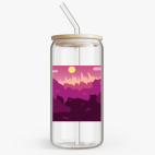 Банка с бамбуковой крышкой