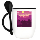 Кружка с ложкой