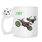 Кружка с футбольным мячиком