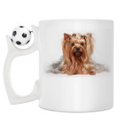 Кружка с футбольным мячиком