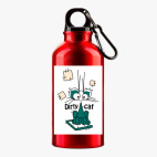 Металлическая бутылка 400 мл UV-DTF