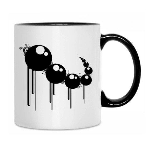 Кружка с принтом Круги