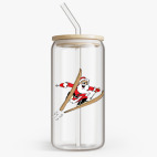 Банка с бамбуковой крышкой