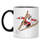 Кружка двухцветная