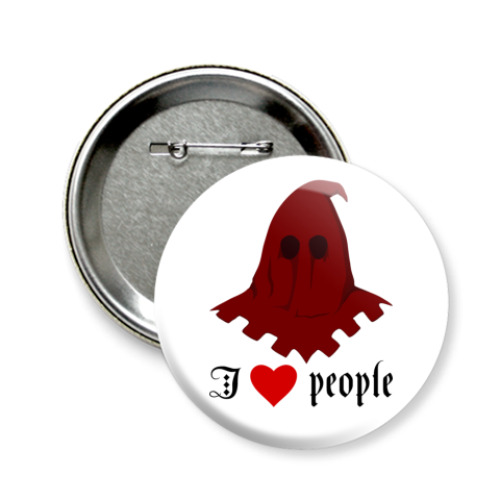 Значок 58мм с принтом Палач