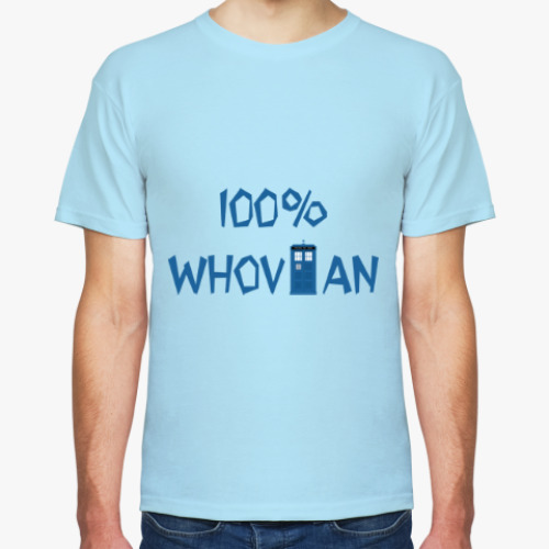 Футболка 100% Whovian ТАРДИС Доктор Кто
