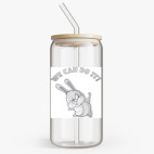 Банка с бамбуковой крышкой