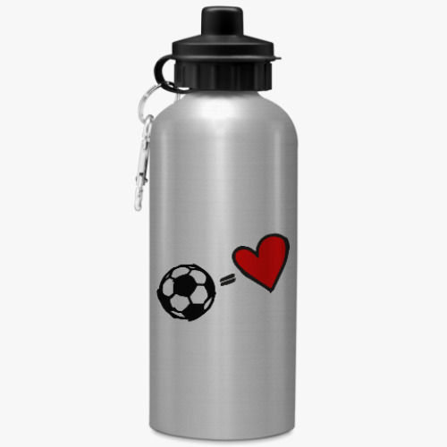 Спортивная бутылка/фляжка Очень люблю футбол