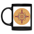 Кружка цветная UV-DTF