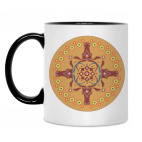 Кружка двухцветная