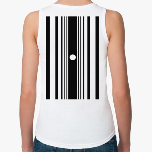 Женская майка с принтом Эффект Доплера