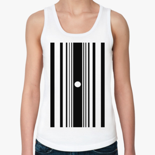 Женская майка с принтом Эффект Доплера