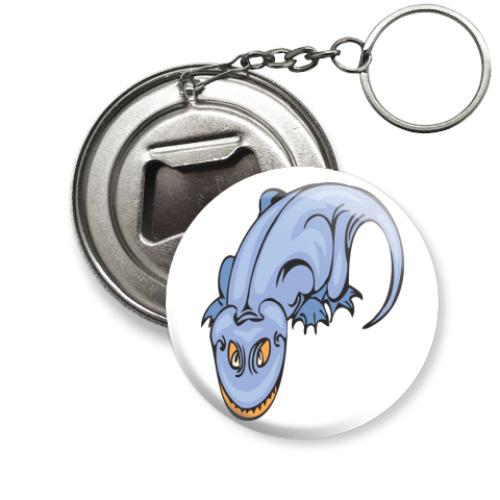 Брелок-открывашка динозавр