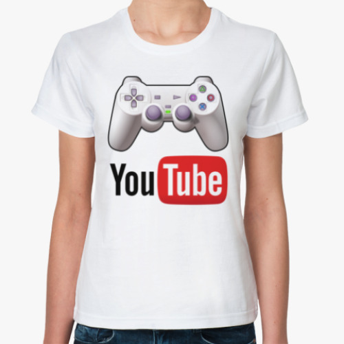 Классическая футболка YouTube Gamer