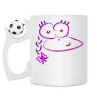 Кружка с футбольным мячиком