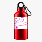 Металлическая бутылка 400 мл UV-DTF