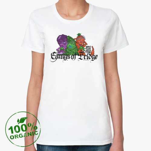 Женская футболка из органик-хлопка DON'T PLAY WITH FOOD