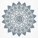 Мандала со слониками
