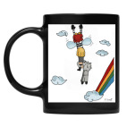 Кружка цветная UV-DTF