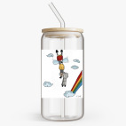 Банка с бамбуковой крышкой