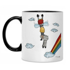 Кружка двухцветная