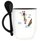 Кружка с ложкой