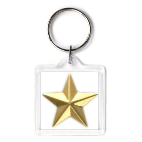 Брелок с принтом Генеральская Звезда