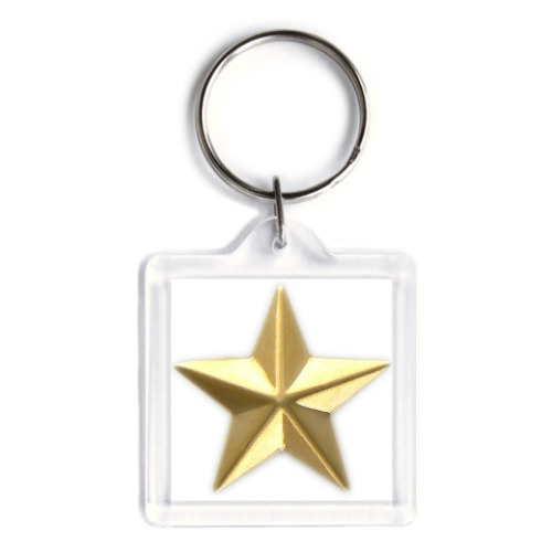 Брелок с принтом Генеральская Звезда