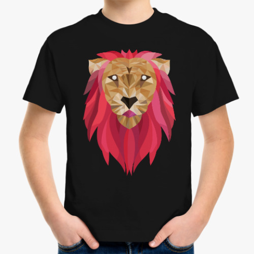 Детская футболка Лев / Lion