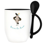 Кружка с ложкой