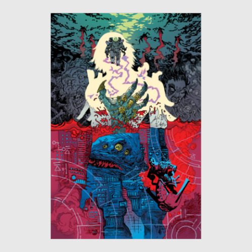 Постер с принтом Эпичный UNDERTOW