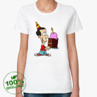 Женская футболка органик