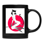 Кружка цветная UV-DTF