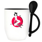 Кружка с ложкой