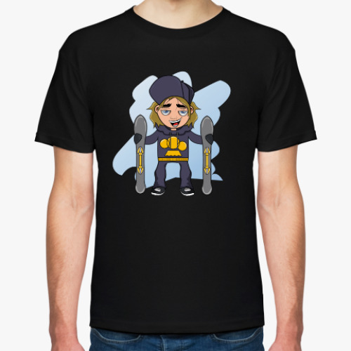 Футболка Лыжник