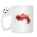 Кружка с футбольным мячиком