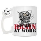 Кружка с футбольным мячиком