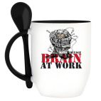 Кружка с ложкой