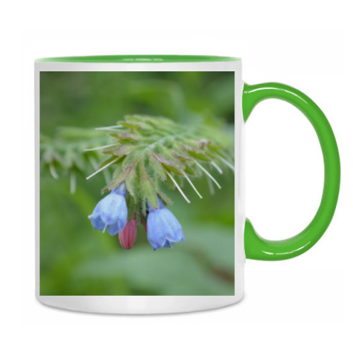 Кружка с принтом Цветы