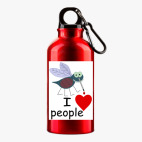 Металлическая бутылка 400 мл UV-DTF